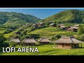 LoFi Arena -Rural LOFI Beats - Peaceful Music with Ancient Wooden Houses & Lush Greenery