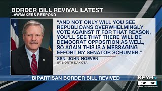 Senate Democrats revive bipartisan border bill, Republicans look to block it; Hoeven explains