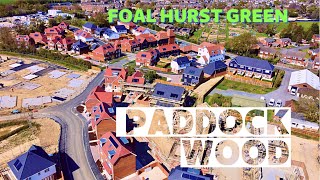 [4K] 航拍名牌新屋發展區及市中心｜Foal Hurst Green by Berkeley at Paddock Wood 4-2022 Update | DJI Mini 2 Aerial