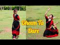 Dheem Ta Dare/ Dance Cover/ Bharatnatyam Dance/ Jhilik Choreography