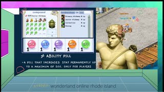 COMPOUNDING ABILITY PILLS - WONDERLAND ONLINE RHODE ISLAND 飄流幻境 羅德島傳說