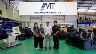 Factory automation with our Chip conveyor  ーMORETECH (THAILAND) CO., LTD.ー