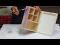 lavender gift box diy decoupage ideas