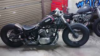 yamaha xv250 virago250 custom chopper bobber killermachine samuraichoppers ratchopper 790style