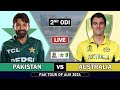 PAKISTAN vs AUSTRALIA 2nd ODI MATCH LIVE SCORES | PAK vs AUS LIVE MATCH COMMENTARY | AUS BAT 22 OV