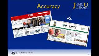 Evaluating Information using the CRAAP Test
