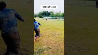HIT or NOT ? 🤔 Fielding session in Rainy💦 season Cricket Steps YT channel #shorts
