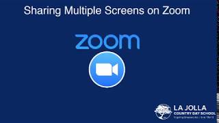 Sharing Multiple Screens on Zoom | LJCDS Library