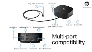 HP USB-C Dock G5 | Elevate your workspace | HP Accessories