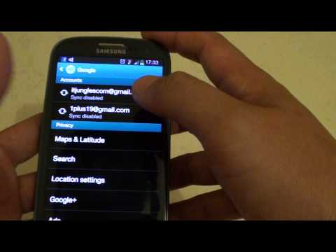 Samsung Galaxy S3: How to Delete Google or Gmail Account Samsung Galaxy S3: How to Delete Google or Gmail Account