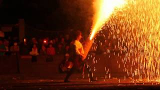 2011 風まつり (式内菟足神社例大祭奉納煙火) 手筒花火