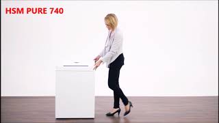 Destructeur de papier HSM PURE 740
