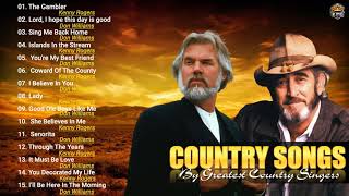 Don Williams, Kenny Rogers Greatest Hits Collection Full Album HQ | Country Songs 80s 90s