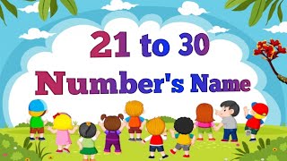 21 to 30 Numbers Name in english । 21 to 30 Counting। 20 to 30। 21 to 30 Numbers Name  #ChuChu TV