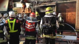 阿倍野区旭町火事　2016/03/02