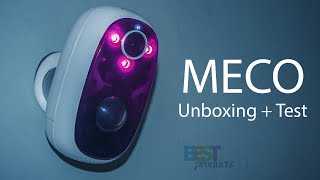 MECO Wireless Battery Powered Camera Unboxing and Test