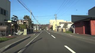 旭ヶ丘1線（旧国道452号）[芦別市1080p 車載動画ドライブ]：国道452号（芦別大通）交点～国道38交点