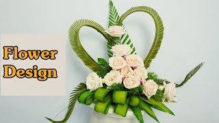 How to do AMAZING ROSE Flower Arrangement ,FLOWER DESIGN ?Eps 158