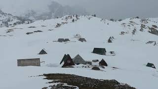 Katun Ječmen Do na Sinjavini, zimski ambijent, 13.februar 2022. - Livestock settlement in winter -4K