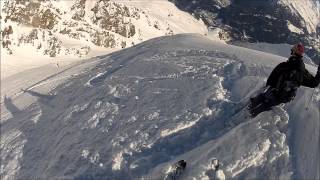 Aiguille Rouge - Couloir en S