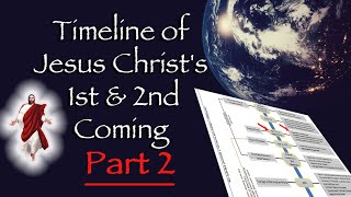 Timeline of Jesus Christ 1st & 2nd Coming Part 2