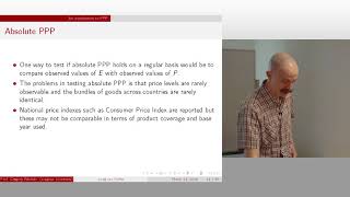 Lecture 15: Exchange rates in the long run