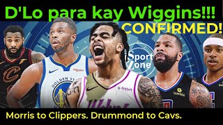 LATEST TRADES. D'Angelo Russell PARA Kay Andrew Wiggins! Marcus Morris Clippers Na. Drummond to Cavs