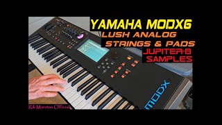 Yamaha MODX6 Jupiter-8 Samples Lush Analog Strings Pads Synthesizer Rik Marston