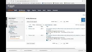 Video 4 EndNote ScienceDirect
