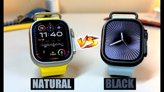 Apple Watch Ultra 2/3 | Natural Titanium vs. Black | Which Should You Buy? [Hands-On Comparison]