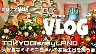 【vlog】クリスマスの東京ディズニーランド/ヲタ姉妹、ミキミニちゃんのお誕生日をお祝いする