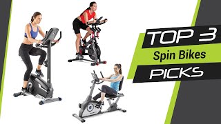 The Best Spin Bikes in 2022 | Spin bikes Reviews [Top 3 Picks]