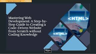 Step by Step Guide to Build a Code Driven Website from Scratch Without Coding Knowledge Tutorial