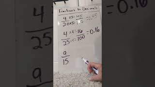 Lesson 13.6-Equivalent Fractions \u0026 Decimals