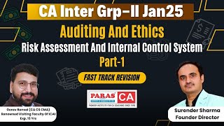 Risk Assessment And ICS I CA Inter Group 2 I Auditing and Ethics I Gorav Bansal I Paras Institute