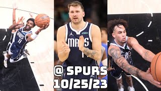Dallas Mavericks Team Highlights vs the Spurs (10.25.2023)