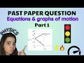 Grade 10 Mechanics: Equations and Graphs of Motion Exam Question