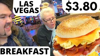 $4 Breakfast Sandwich on the Las Vegas Strip Cheap Eats Earl oof Sandwich Miracle Mile