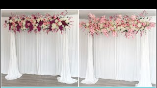 DIY - How to make a wedding backdrop