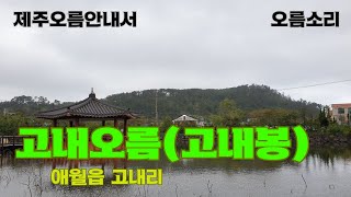 160. (2023.5.28) 제주시 애월읍 고내리에 위치한 고내오름 탐방로 및 경관 소개