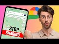 How to Stop Sharing Location on Google Maps