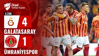Galatasaray 4-1 Ümraniyespor MAÇ ÖZETİ (Ziraat Türkiye Kupası 5. Tur) / 18.01.2024