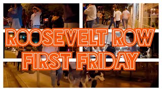 Downtown Phoenix - Roosevelt Row - First Friday - November 2021 - 1 of 2 - Phoenix Arizona