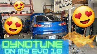 EVO X DYNOTUNE PULLS 340WHP! #LancerEvolution #EvoX #Dyno #Mitsubishi