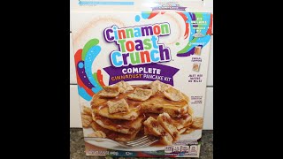 Cinnamon Toast Crunch Complete Cinnadust Pancake Kit Review