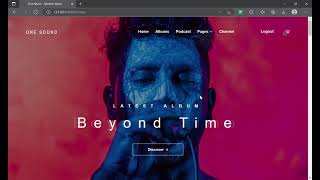 music website project using django framework