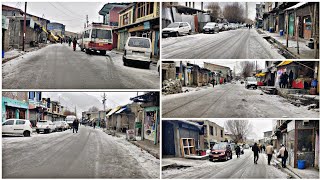 Fresh Snowfall🌧️Start At Sankoo | Kargil | 29 January 2025 | road conditions.