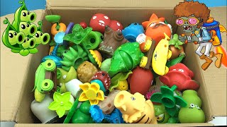 Plants vs. Zombies toy collection, new plants out of the box