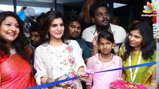 Samantha faced misbehavior of fans in Madurai   Samantha Attacked in public