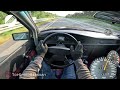 1991 MERCEDES-BENZ 190 EVO 1 420HP KOMPRESSOR TOP SPEED DRIVE ON GERMAN AUTOBAHN🏎